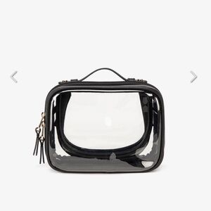 CALPAK - Small Clear Cosmetics Case in Black